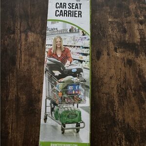 Totes Car Seat Carrier with Black and Green Accents